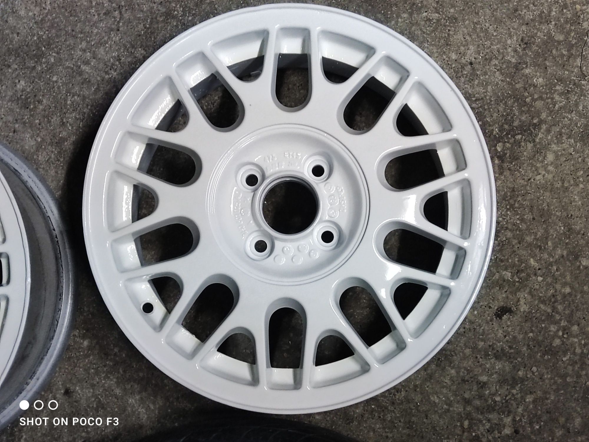 Jantes 15 BBS em branco 4x100 troca