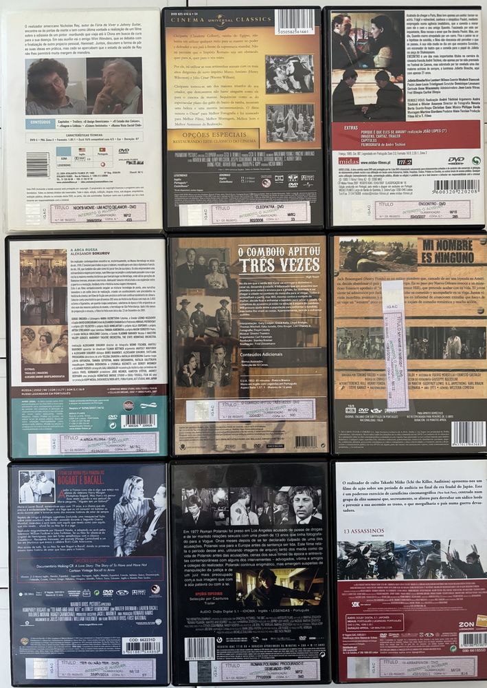 DVDs vários Lote 5