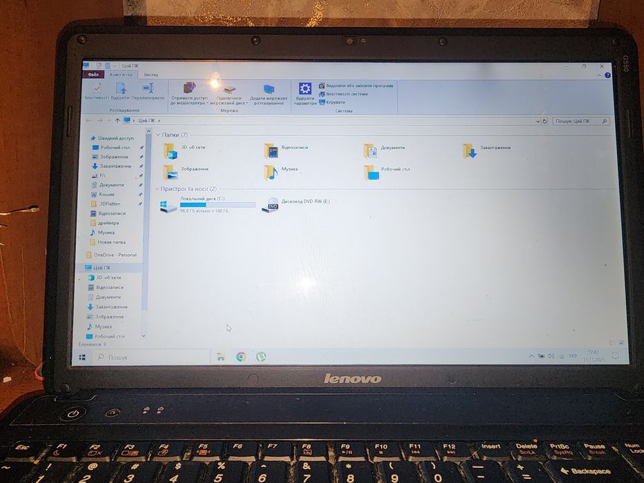 Продам ноут робочий леново