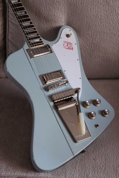 Epiphone 1963 Firebird V Frost Blue Maestro Vibrola