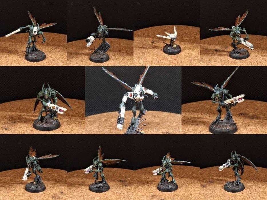 Warhammer Kill Team Vespid Stingwings + Książki, tokeny i karty-Zestaw