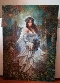 Quadro puzzle emoldurado 70x50cm