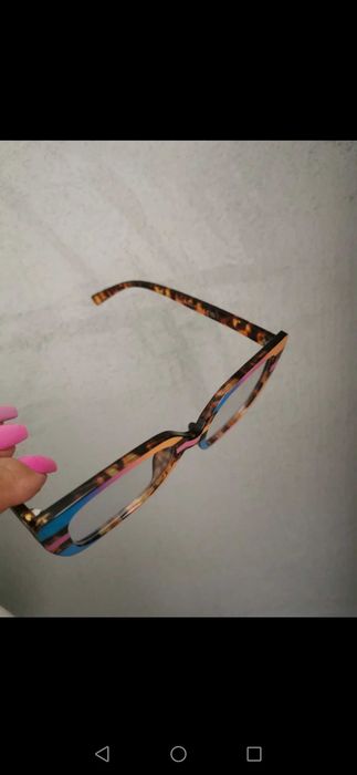 Blogerskie okulary damskie zerówki duże oprawki hit kolorowe