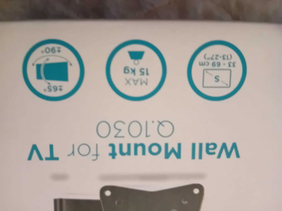 Suporte tv qilive 33 a 69 cm max 15kg novo na embalagem