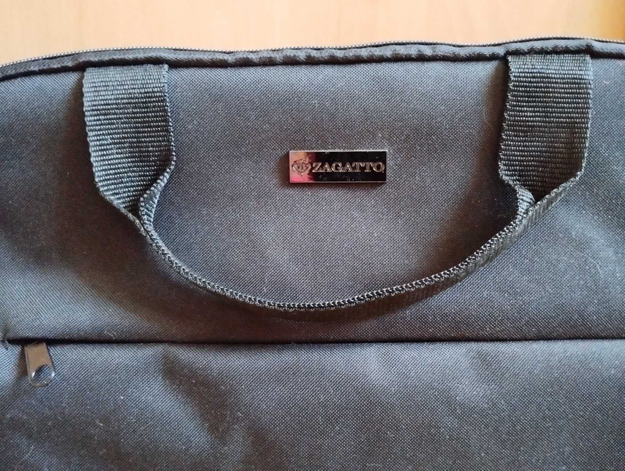 Czarna Torba/Etui na laptopa do 15,6'' Zagatto - NOWA
