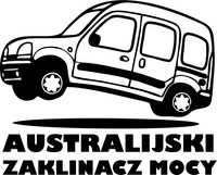 n1147 Naklejka Renault Kangoo Australijski zaklinacz mocy