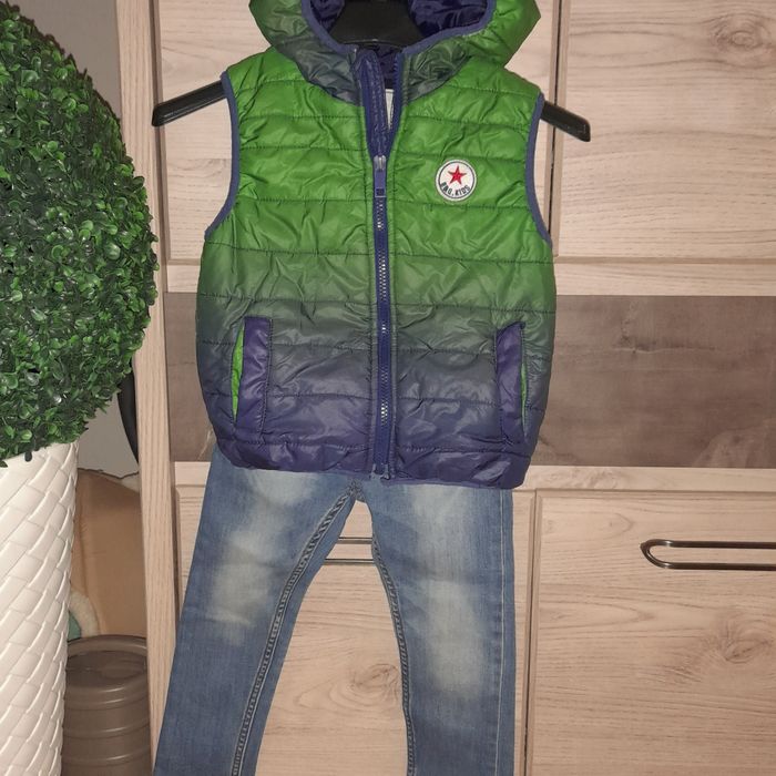 Komplet chłopięcy, piękny,  jak nowy! R.104