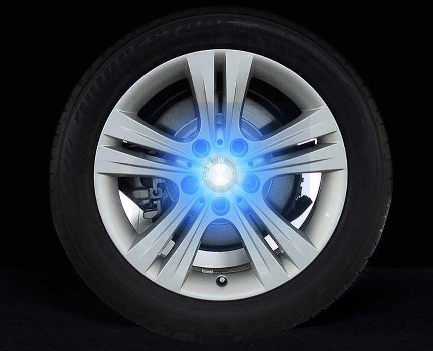 Заглушки на диски с подсветкой бмв bmw 68 мм e70 f10 f30 g20 g30 g05