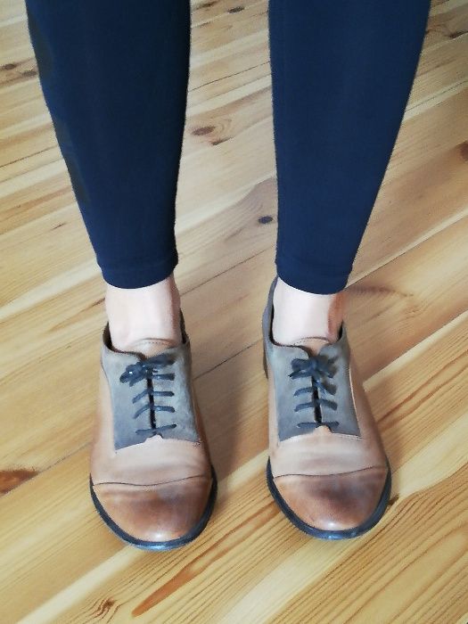 Buty skórzane-wiosenno-jesienne.