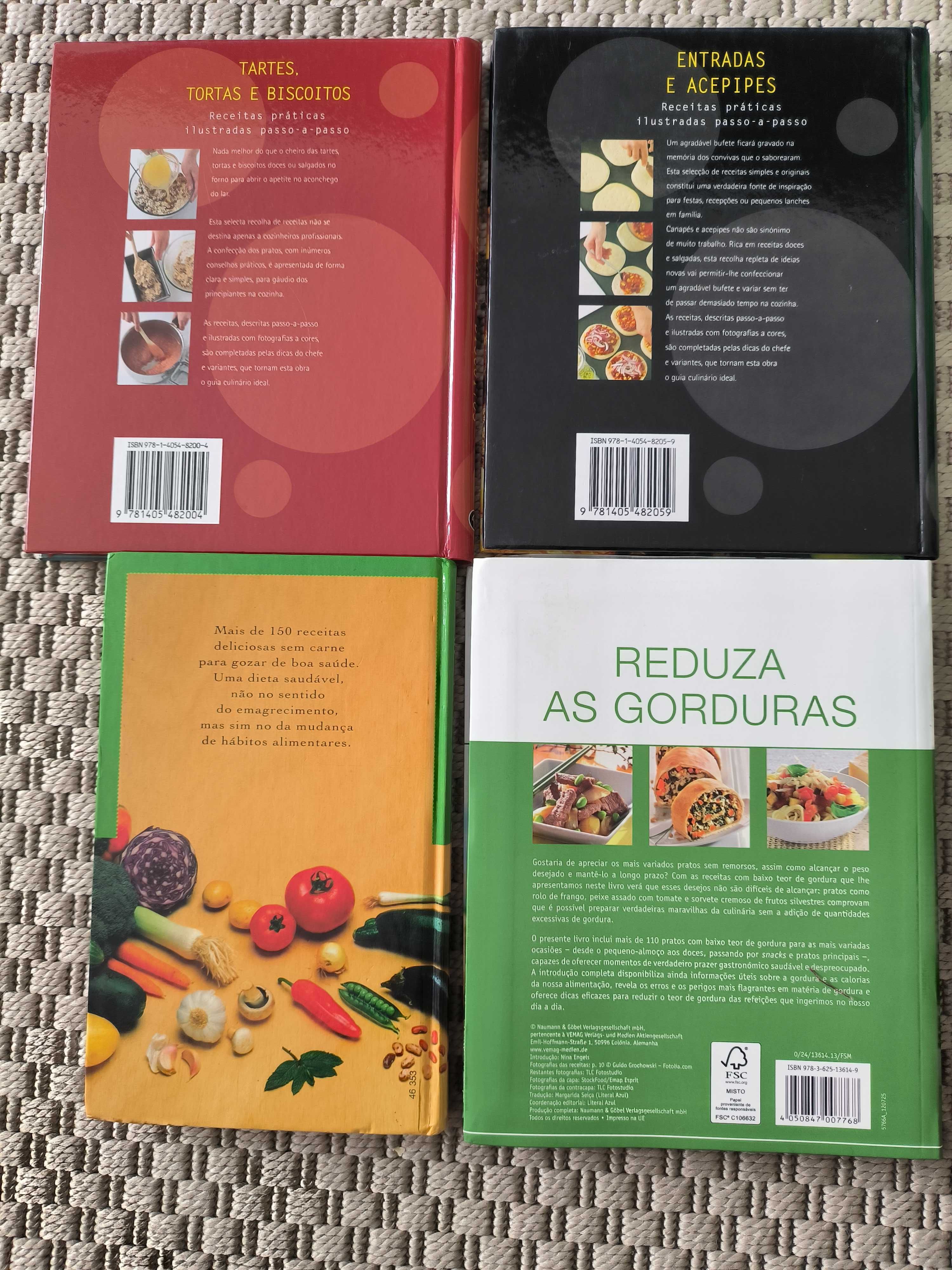 Vários Livros de Receitas