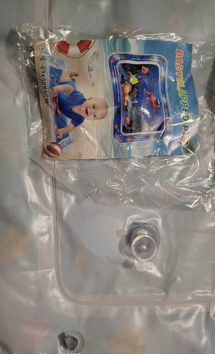 Водний,  розвивальний килимок для дітей від 3-х місяців з рибками.