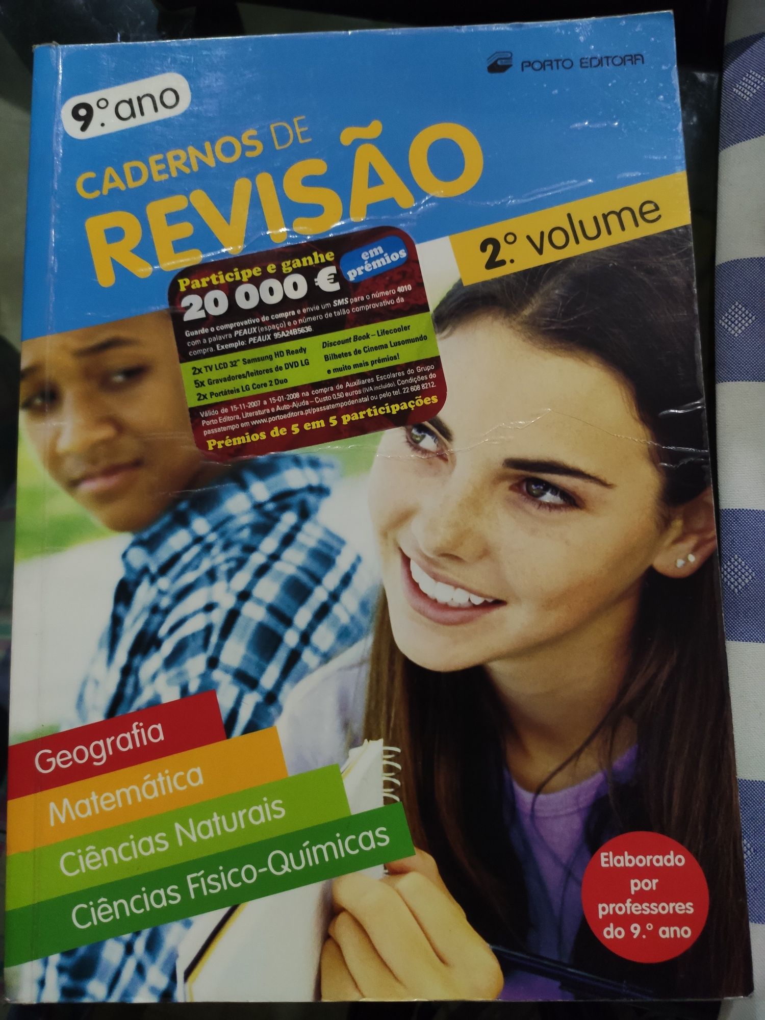 Cadernos de revisão (geografia, matemática, ciência, físico química)