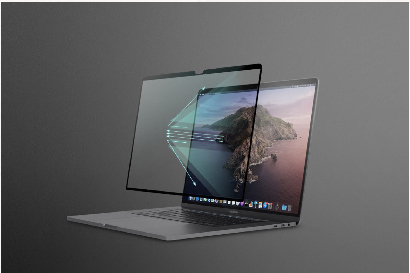 Захисне скло Moshi iVisor AG для MacBook Air 13.6" M3 | M2 2024 | 2022