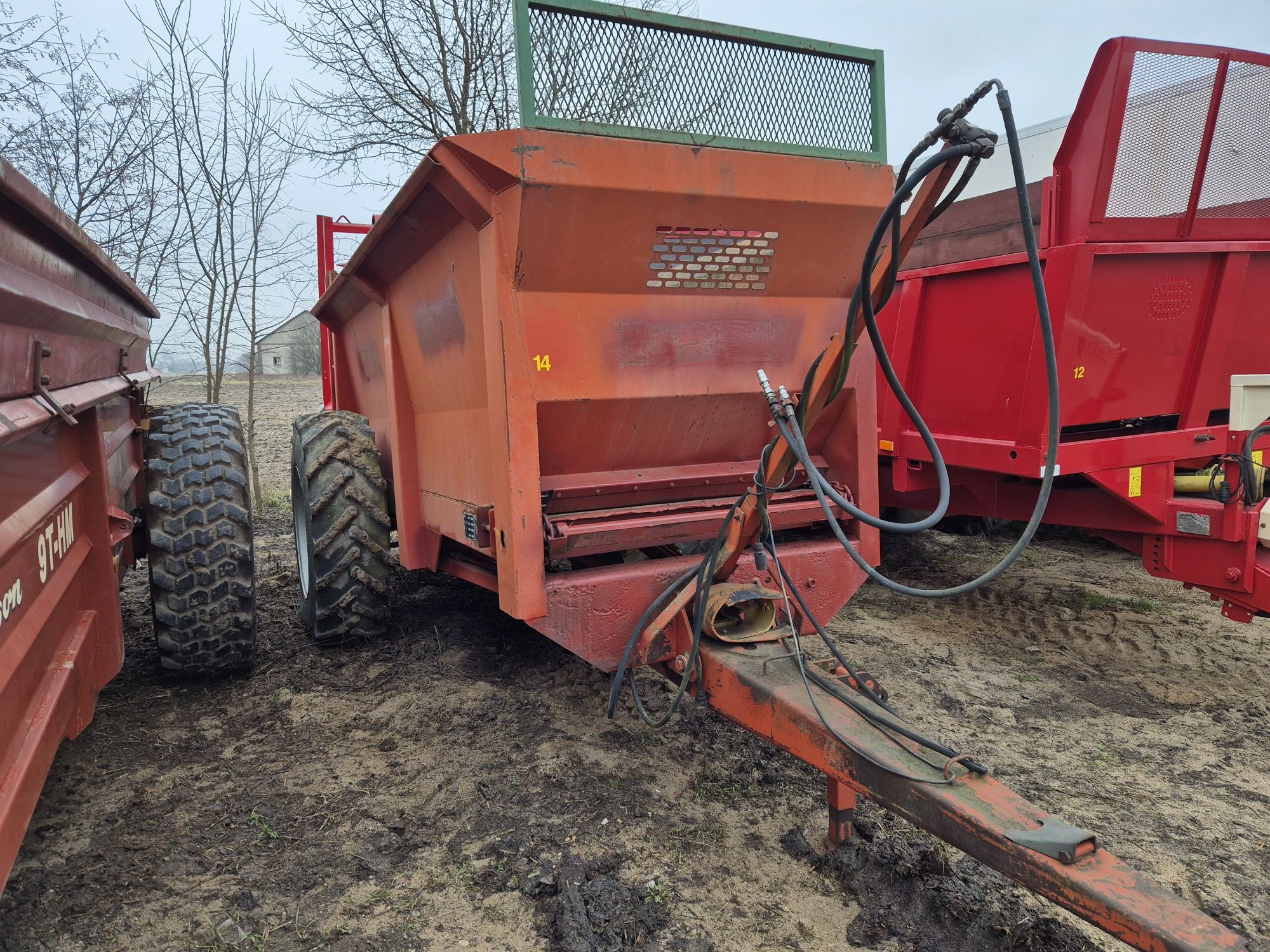 Rozrzutnik obornika Agrimat, 8 ton okazja.