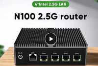 Router Intel N100 4x 2.5G LAN NVMe Przemysłowy pfSense 32GB / 1TB