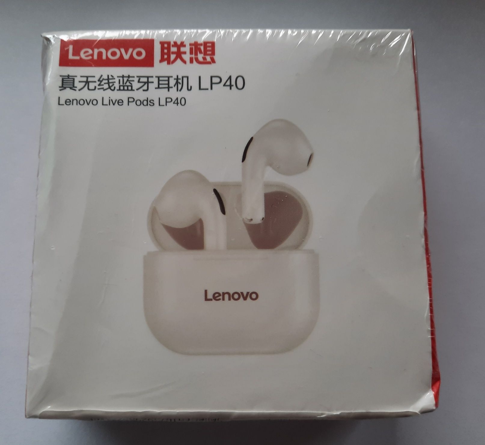 Słuchawki bezprzewodowe Lenovo LP40 TWS redukcja szumów Stereo