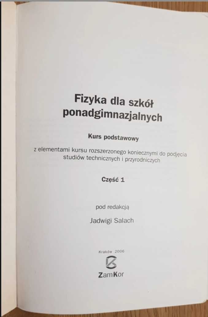 Fizyka podręcznik - J. Salach, ZamKor