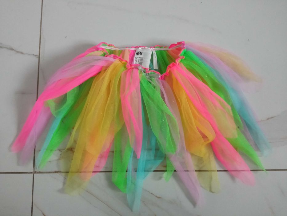 Kolorowa tiulowa spódnica H&M