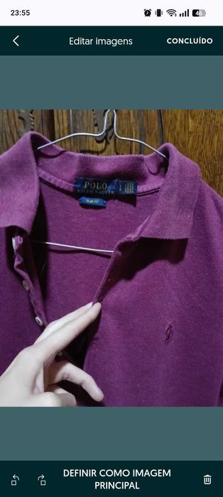 Polos senhora Sacoor e Raphael lauren