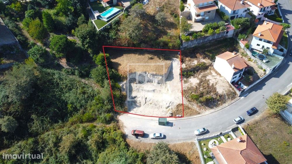 Lote de terreno - Urbano 833 m² em Cepelos – Amarante | Vistas Cidade,