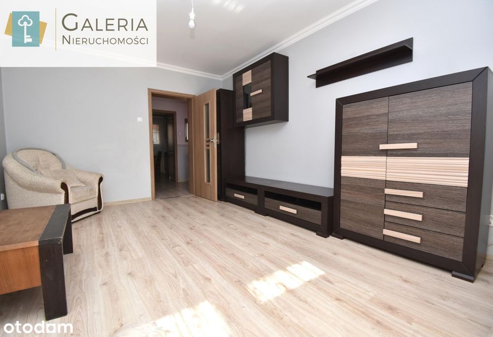 Dwa pokoje na parterze ze słonecznym balkonem