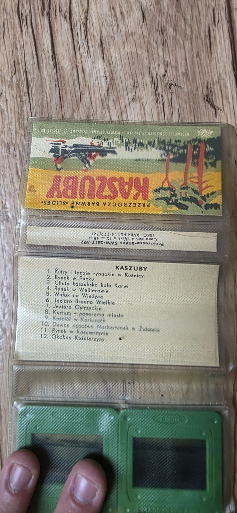 Stare klisze przezrocza Bajki rzutnik Kaszuby