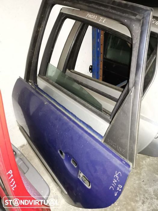 RENAULT SCENIC II 2004 PORTA TRAS ESQ  PT131