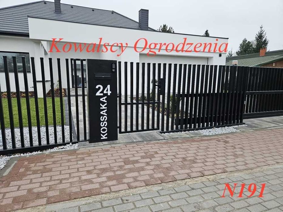 Ogrodzenie Grzebieniowe Nowoczesne Bramy Przęsła Furtki Montaż
