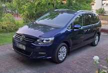 Volkswagen Sharan VW Sharan 1,4 TSI 2015, 7 os. bezwypadkowy, niski przebieg, faktura