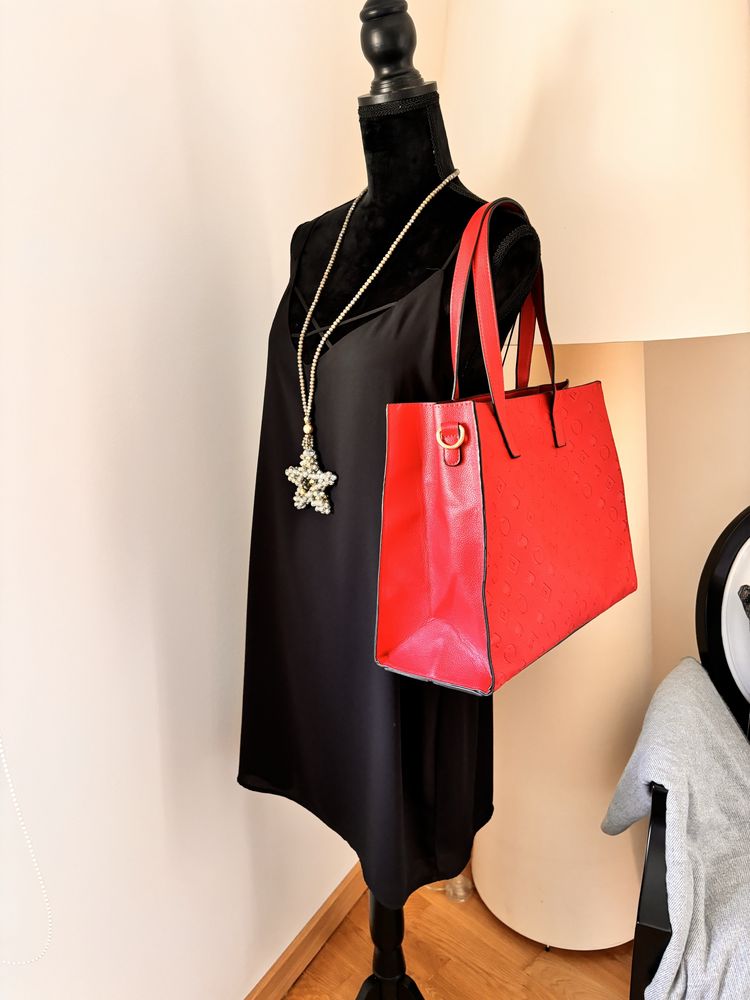 Vestido em viscose preto