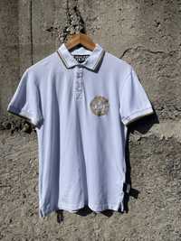 Оригінальна футболка поло versace jeans couture cotton polo shirt