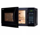 Kuchenka mikrofalowa Sharp R-642 BKW 800W 20L Czarna Gotowanie-GRILL