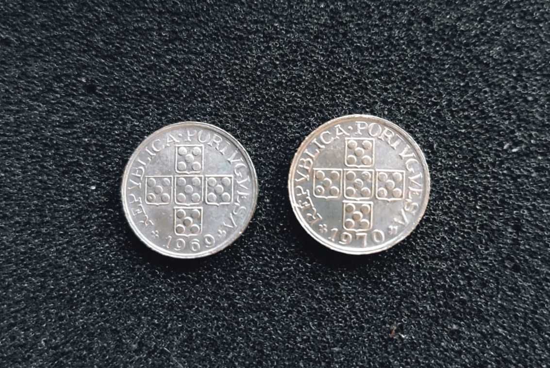 10 Centavos 1969 e 1970 Alumínio *réplicas*