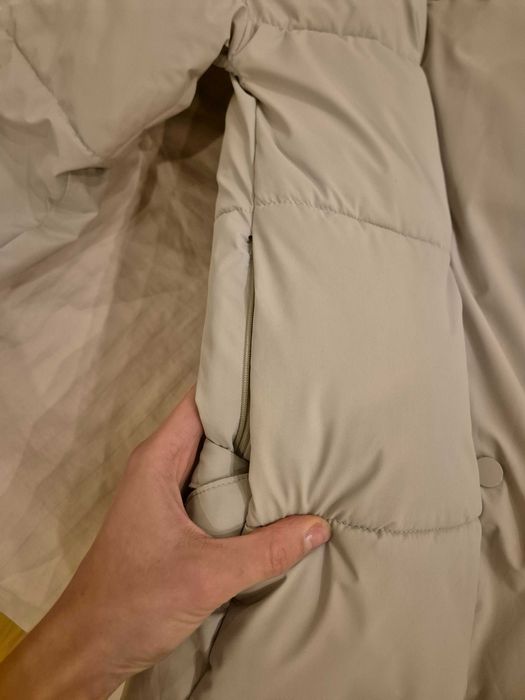 Куртка зимова пуховик світла р. М-L Р. 46-48 курточка зимняя