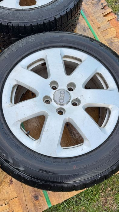 Felgi koła Q5 Q7 5x130 R18 AUDI 18 cali + opony zimowe 255/55 R18