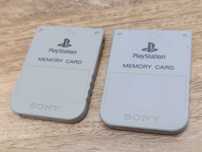 Zestaw 2 Memory card PS1 / Stan bardzo dobry!