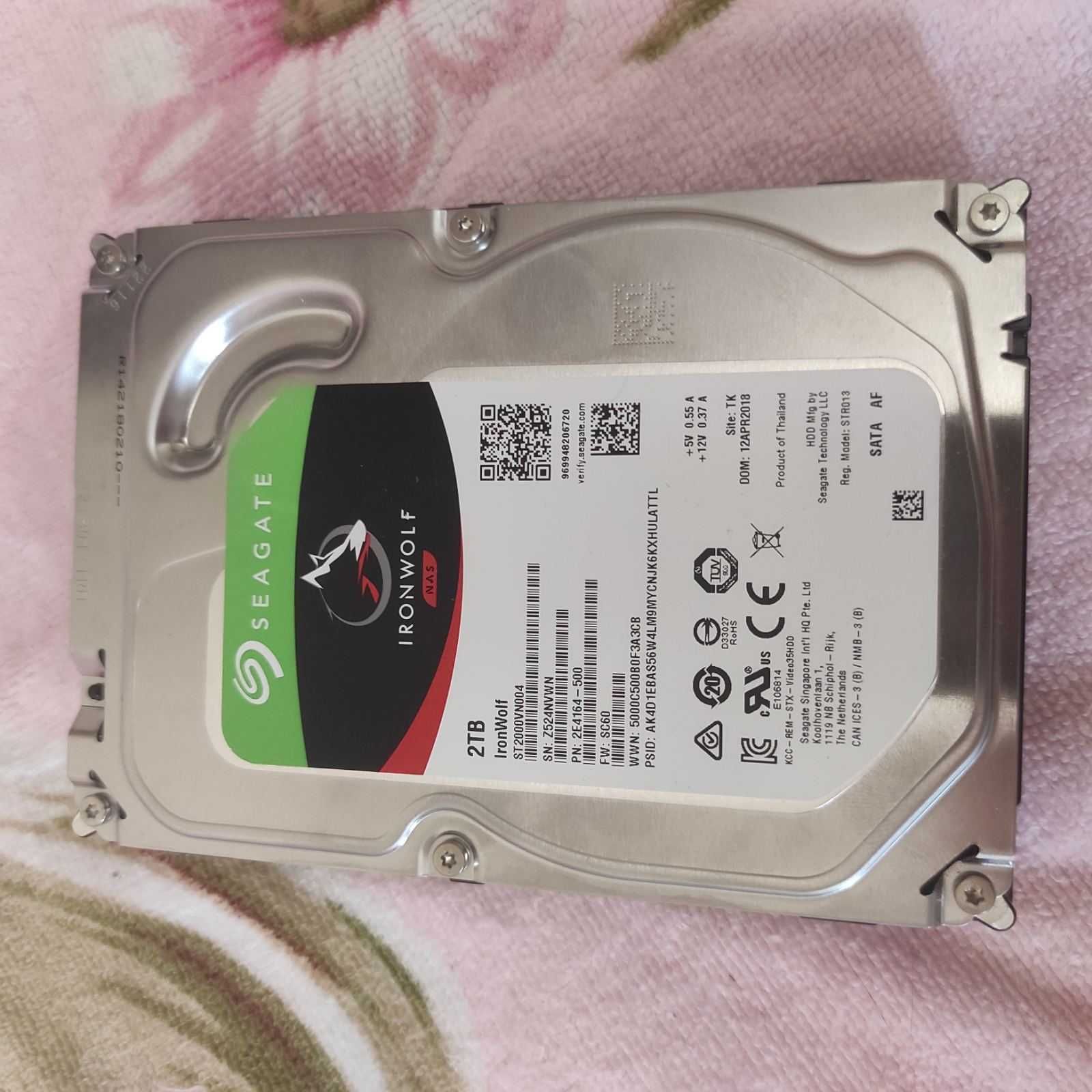 Жесткий диск Seagate IronWolf HDD 2TB 5900rpm 64MB ST2000VN004