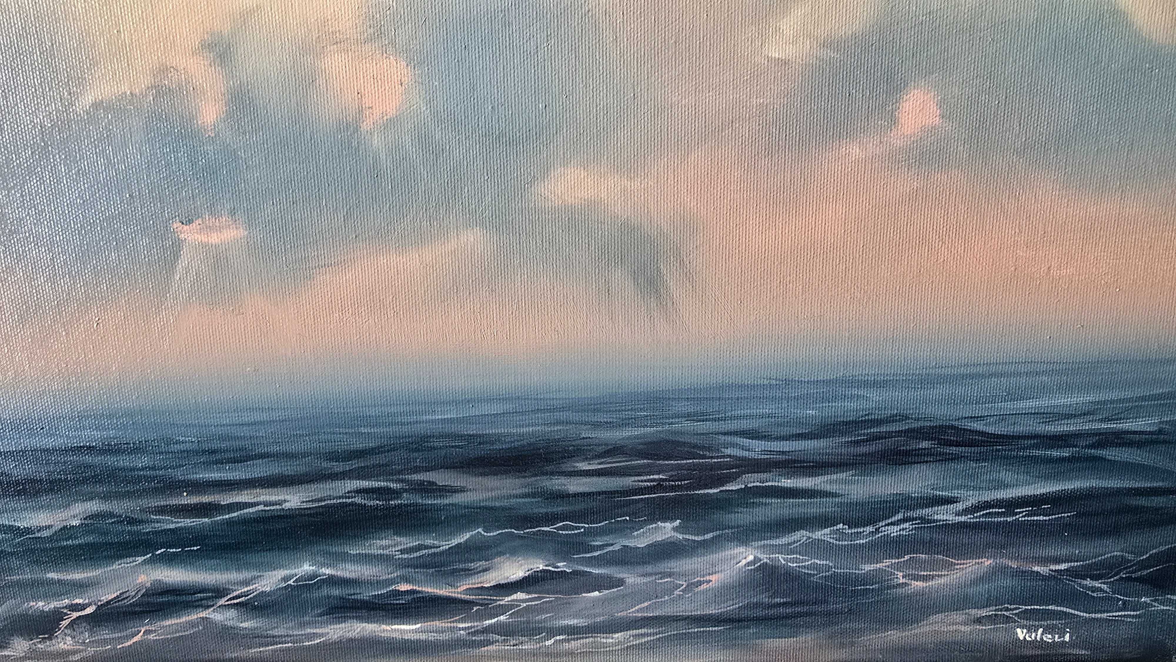 Картина олійний живопис. Морський пейзаж. Море