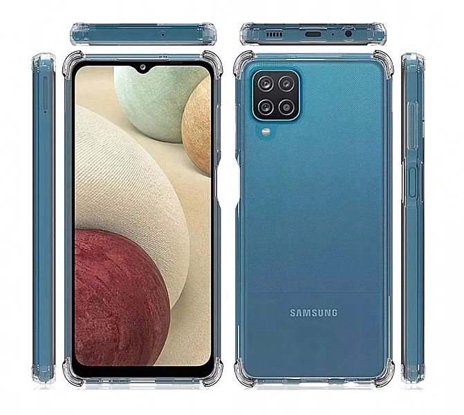 Etui Bezbarwne + Szkło do Samsung Galaxy A12