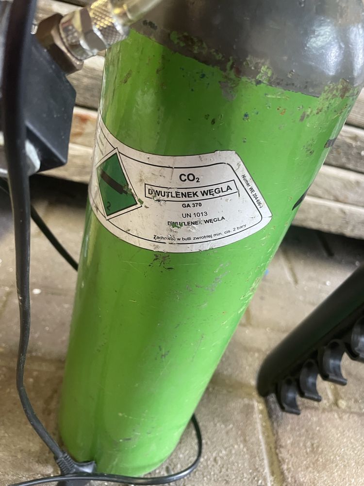 Butla z reduktorem i dyfuzorem do Co 2 do Akwarium