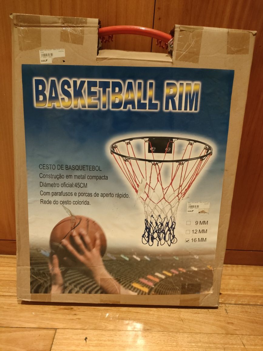 Cesto + Rede de Basketball