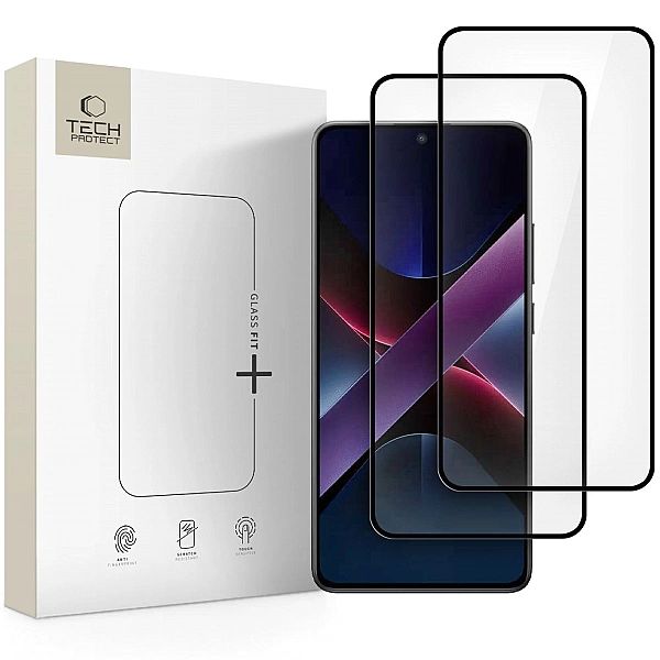 Szkło Hartowane Tech-Protect Glass Fit+ 2-Pack Xiaomi Poco X7 Pro 5G B