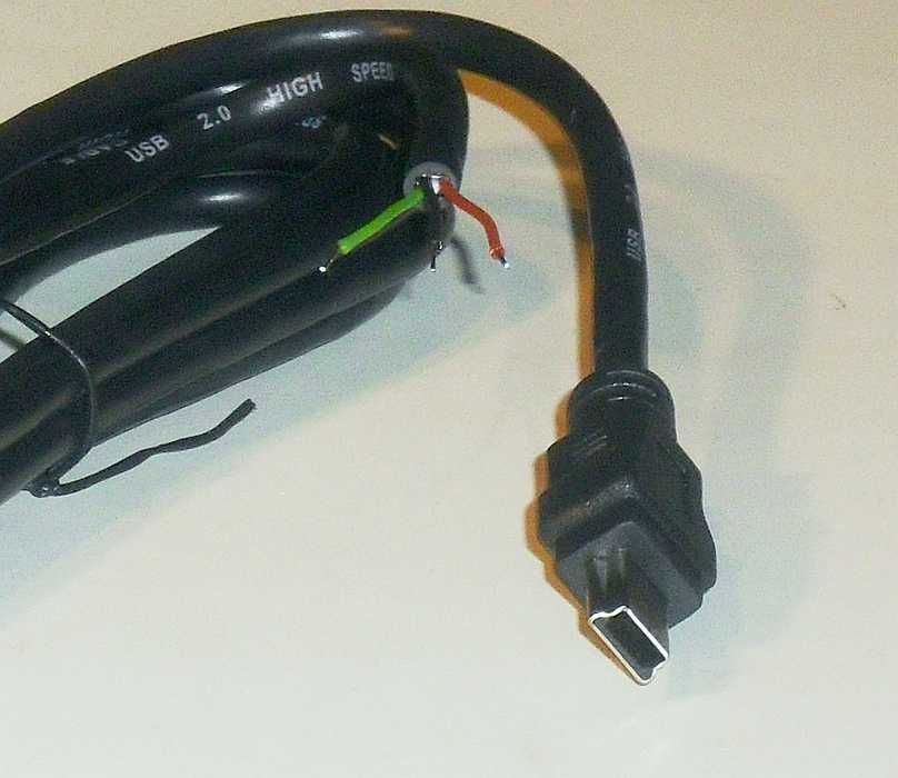 Kabel przewód MINI USB 4 miedziane żyły ekranowane