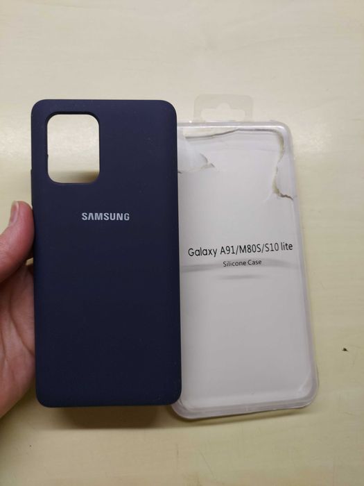 Чехол на телефон soft touch sumsung S10 lite, A91, M80S