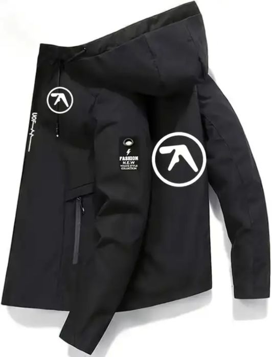 Męska kurtka z kapturem czarna L