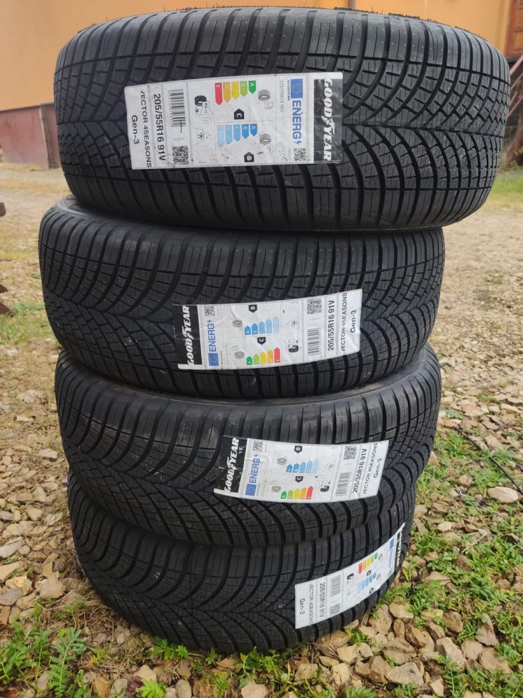 205/55r16 Goodyear vector 4season całoroczne opony gen-3 NOWE 2024 91v