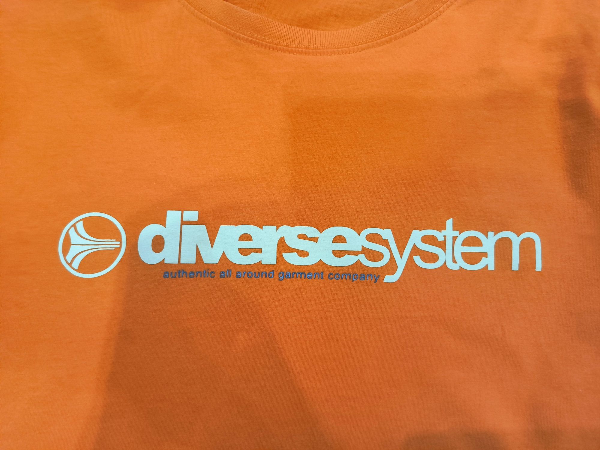 T-shirt męski pomarańczowy Diverse