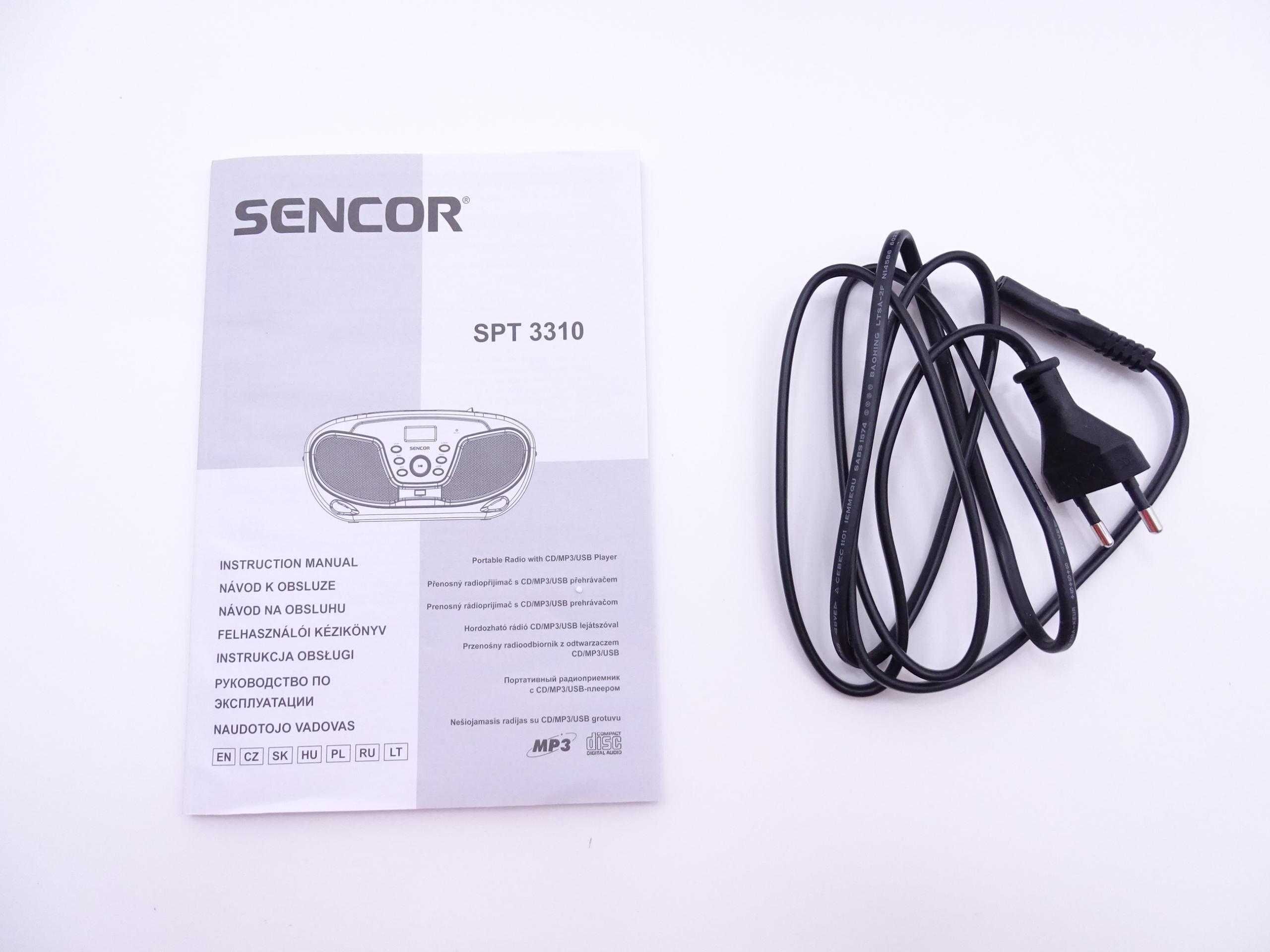 Radioodtwarzacz Sencor SPT 3310 nowy