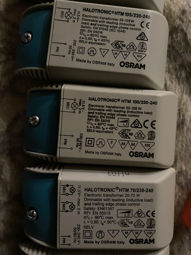 Htm 70/105 osram трансформатор для ламп