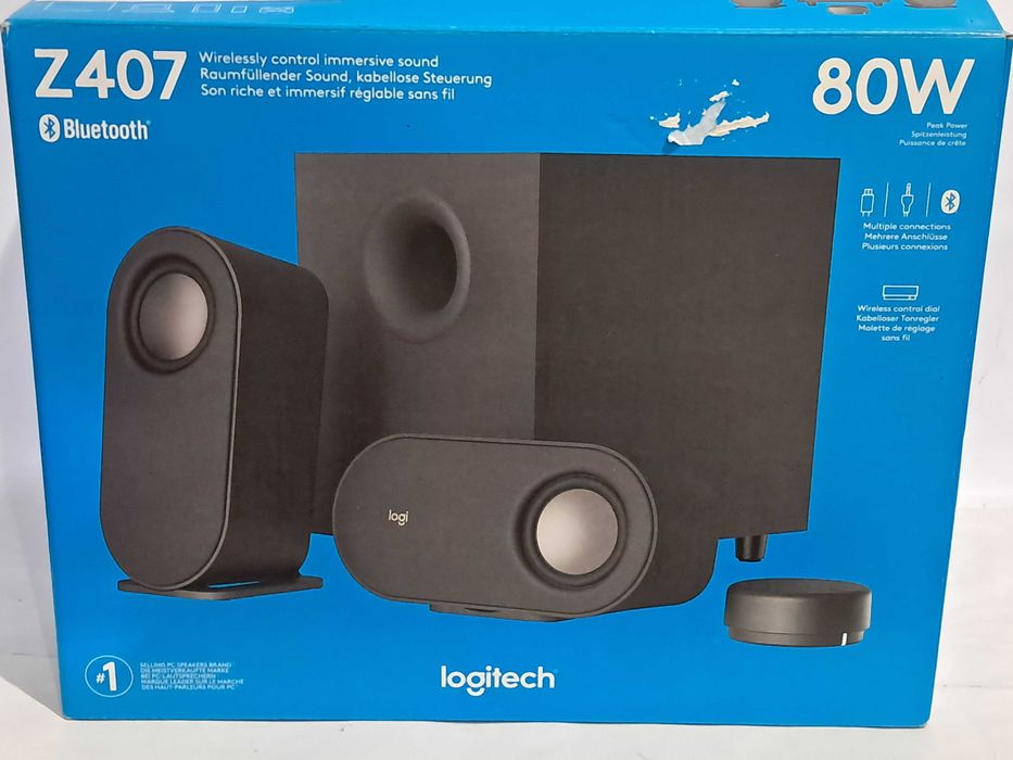 Zestaw głośników 2.1 Logitech Z407 80W